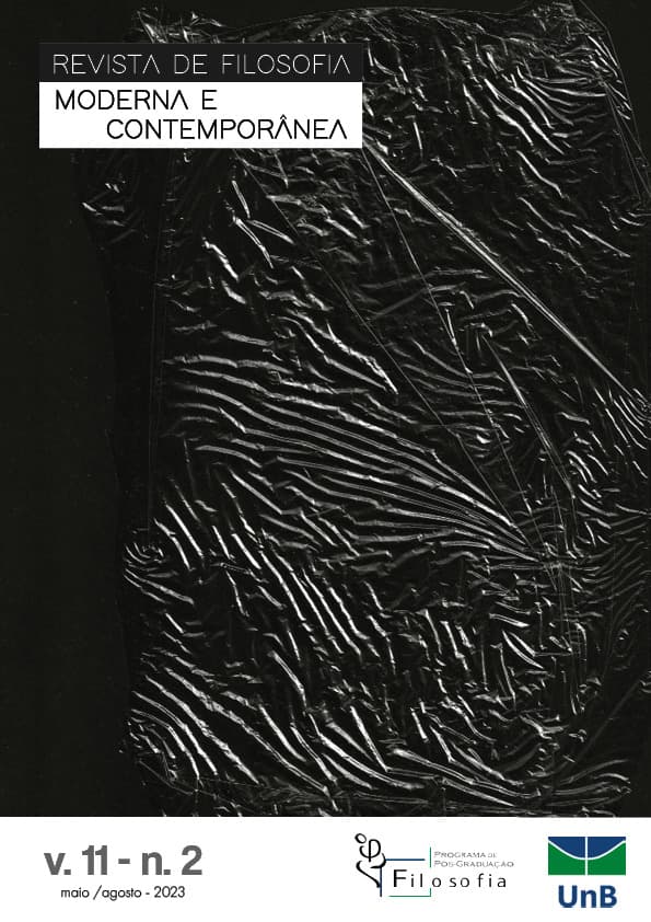 Revista de Filosofia Moderna e Contemporânea - Fenomenologia, Existencialismo e Ontologia, v. 11 n. 2 (2023)