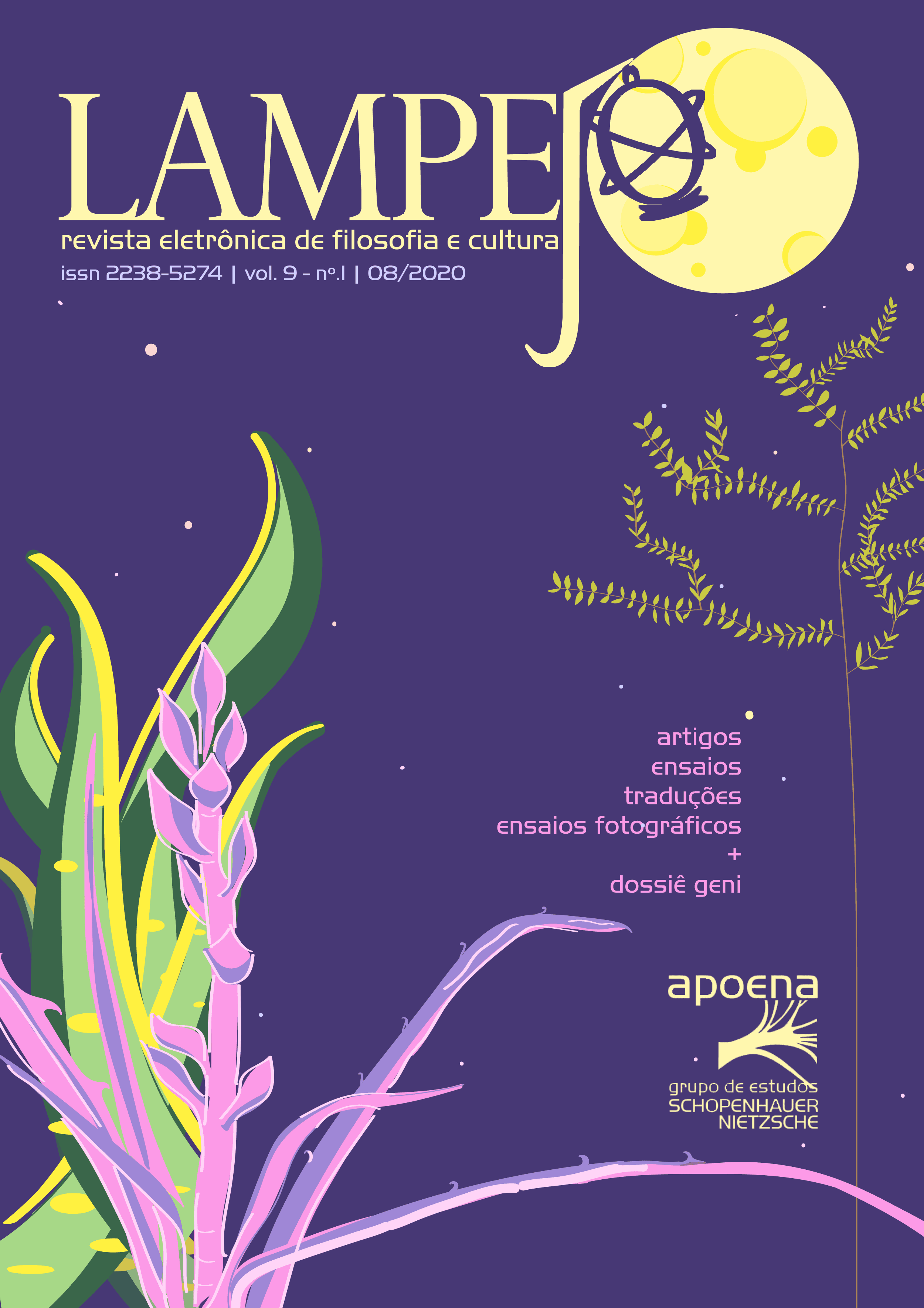 Lampejo - Revista Eletrônica de Filosofia - Lampejo revista eletrônica, v. 9 n. 1 (2020)