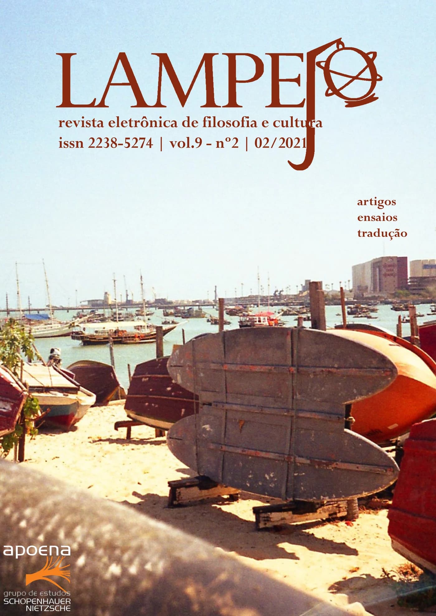 Lampejo - Revista Eletrônica de Filosofia - Lampejo revista eletrônica, v. 9 n. 2 (2021)