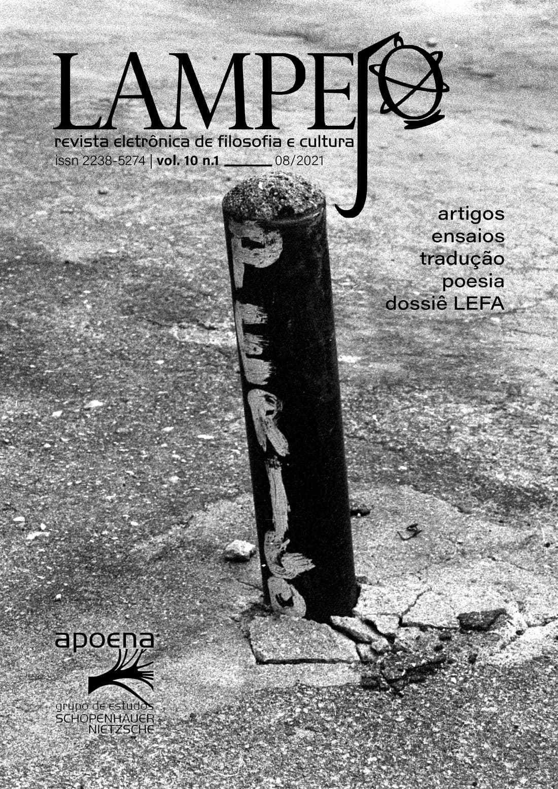 Lampejo - Revista Eletrônica de Filosofia - Lampejo revista eletrônica, v. 10 n. 1 (2021)