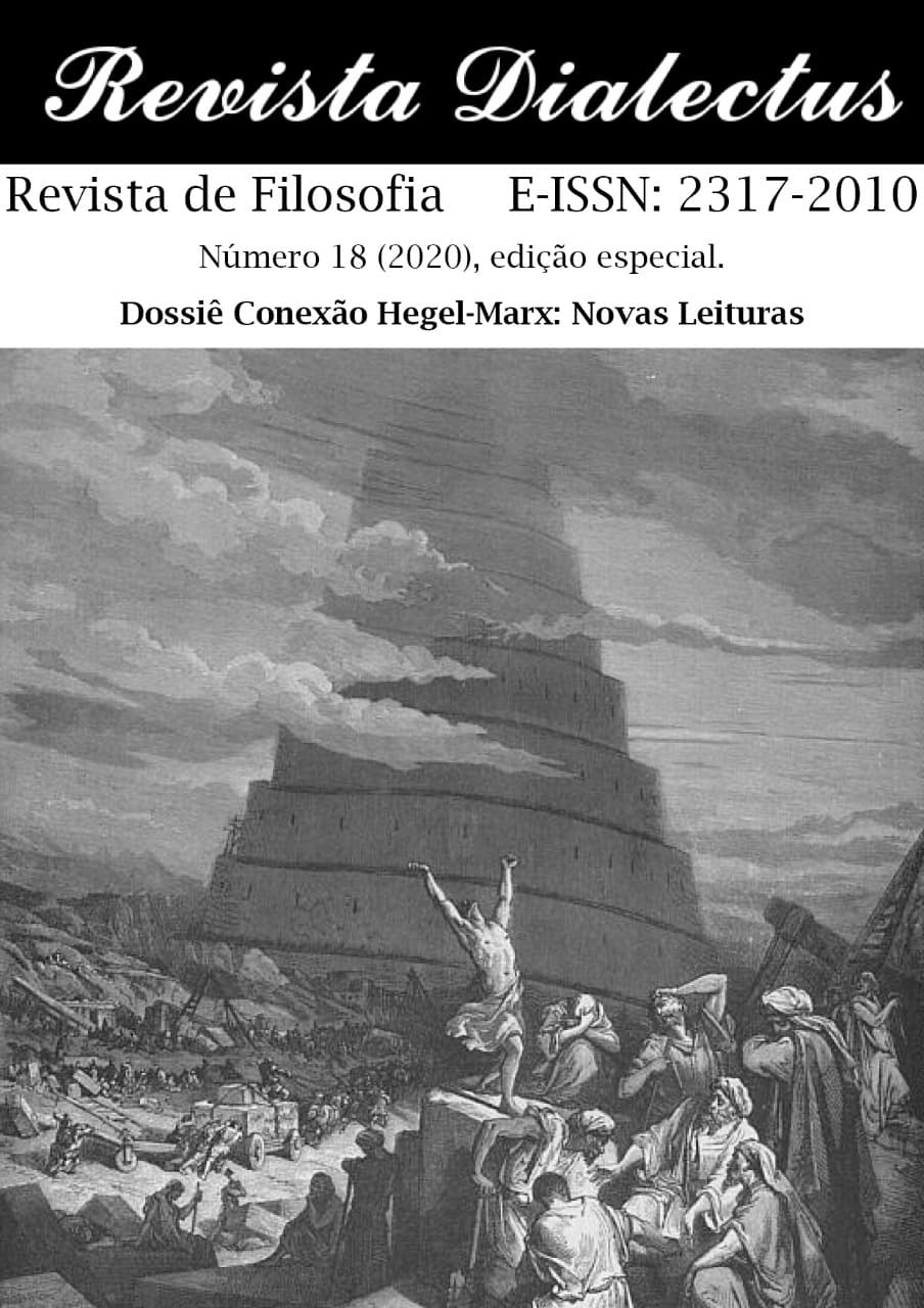 Revista Dialectus - n. 18 (2020): Dossiê Conexão Hegel-Marx: Novas Leituras