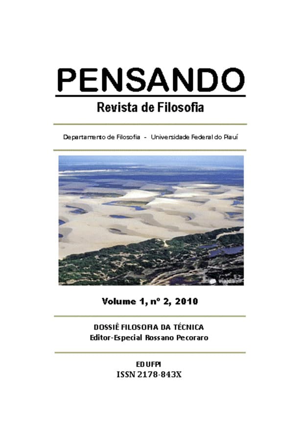 PENSANDO - REVISTA DE FILOSOFIA - FILOSOFIA DA TÉCNICA, v. 1 n. 2 (2010)