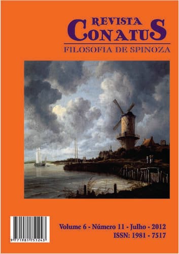 Revista Conatus - Filosofia de Spinoza (ISSN 1981-7509) - Revista Conatus - Filosofia de Spinoza, v. 6 n. 11 - Julho (2012)