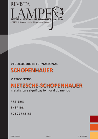 Lampejo - Revista Eletrônica de Filosofia - Lampejo revista eletrônica de Filosofia e Cultura, v. 5 n. 5 (2014)